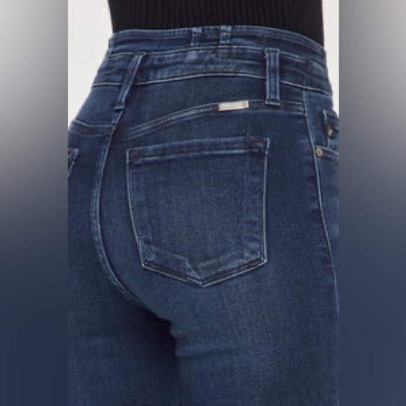 Kancan Elowen Mid Rise Super Flare Dark Wash Jeans Size 3 - Picture 6 of 15